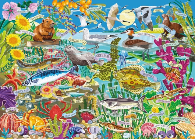 Book cover of: Jigsaw 1000 Piece - Water Wildlife (L)