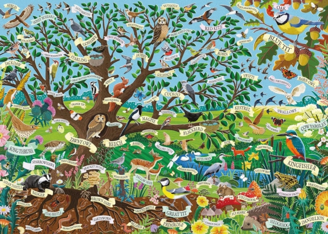 Book cover of: Jigsaw 1000 Piece - Wildlife Tree (L)