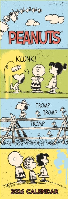 Book cover of: Peanuts Slim Calendar 2026