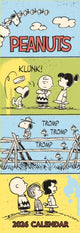 Book cover of: Peanuts Slim Calendar 2026