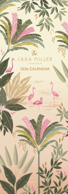 Book cover of: Sara Miller Slim Calendar 2026