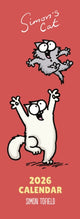 Book cover of: Simons Cat Slim Calendar 2026