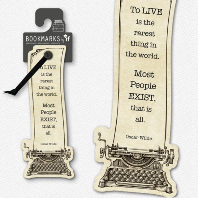 Book cover of: Academia Bookmarks - Typewriter