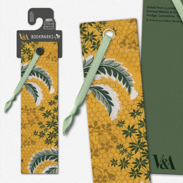 Book cover of: V&A Bookmark - Leaves On Honeycomb