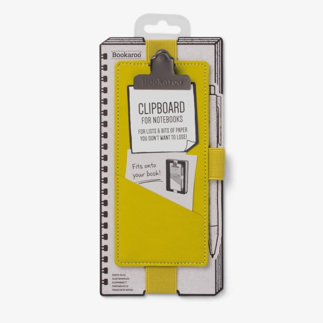 Book cover of: Bookaroo Notebook Clipboard - Chartreuse