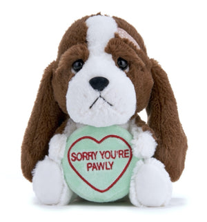 Love Hearts 7" Sorry Ur Pawly Plush Gift