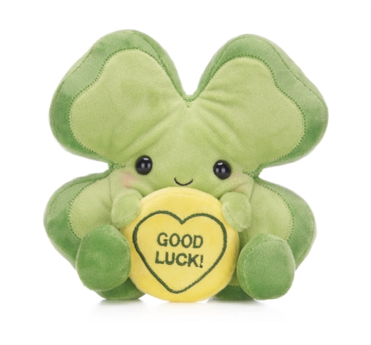 Book cover of: Love Hearts 7" Good Luck Clover Plush Gift