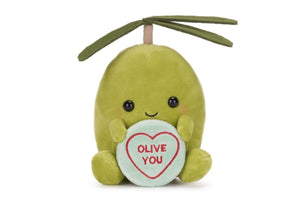 Love Hearts 7" Olive You Plush Gift