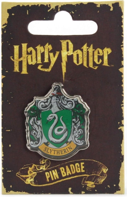 Book cover of: Pin Badge - Harry Potter (Slytherin)