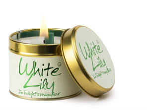 White Lily - Scented Tin Candle