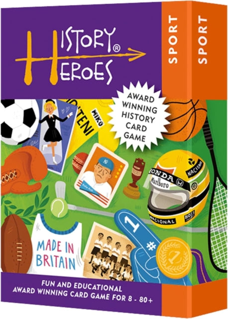 Book cover of: History Heroes SPORT card game