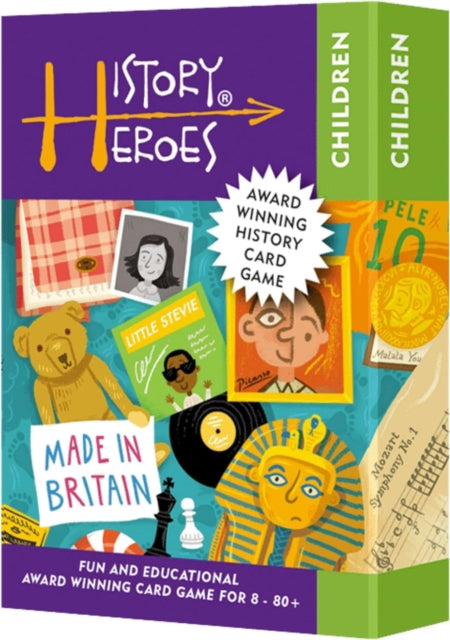 Book cover of: History Heroes: CHILDREN card game
