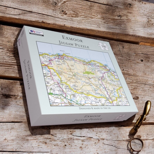 Book cover of: OS Map 500 Piece Premium Jigsaw Puzzle - Exmoor National Park