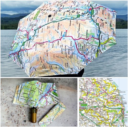 Book cover of: OS Map Premium Umbrella - The Broads