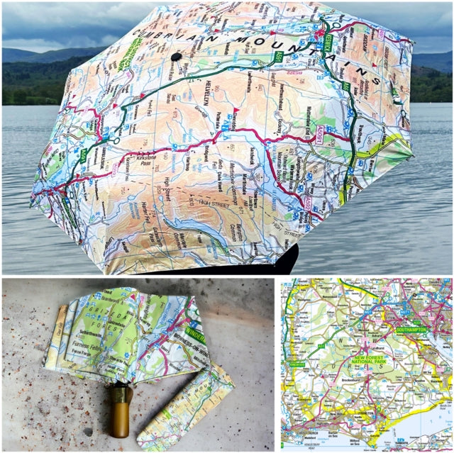 Book cover of: OS Map Premium Umbrella - New Forest National Park