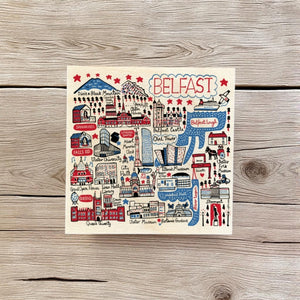 Julia Gash Wooden Coaster - Belfast