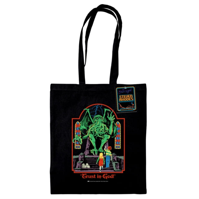 Book cover of: Steven Rhodes (Trust In God) Black Tote Bag