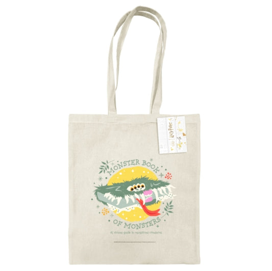 Harry Potter (Monster Book Of Monsters) Natural Tote Bag