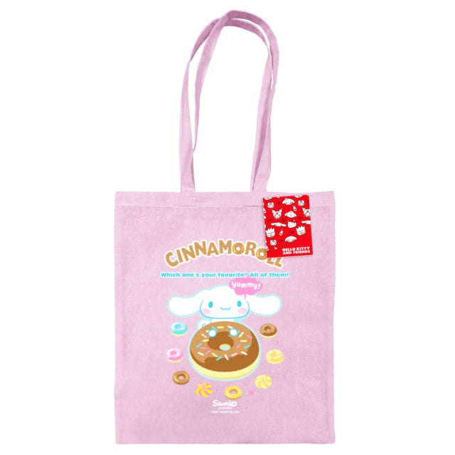 Book cover of: Cinnamoroll (Yummy) Pink Tote Bag
