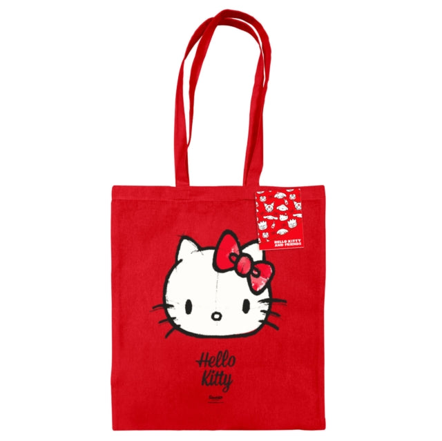 Book cover of: Hello Kitty (Drawn) Red Tote Bag