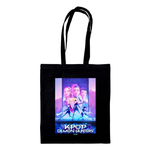K-Pop Demon Hunters (Key Art) Black Tote Bag
