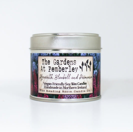 Book cover of: Gardens at Pemberley- Scented Soy Candle- Hyacinth, Bluebell and Primrose