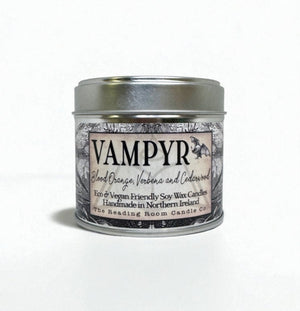 Vampyr- Scented Soy Candle - Blood Orange, Verbena and Cedarwood