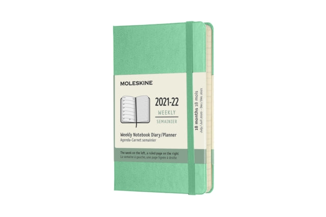 Book cover of: Moleskine 2022 18-Month Weekly Pocket Hardcover Notebook