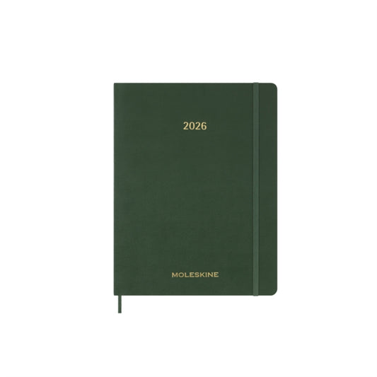 Moleskine 2026 13-Month Essential XXL Weekly Vertical Planner: Myrtle Green