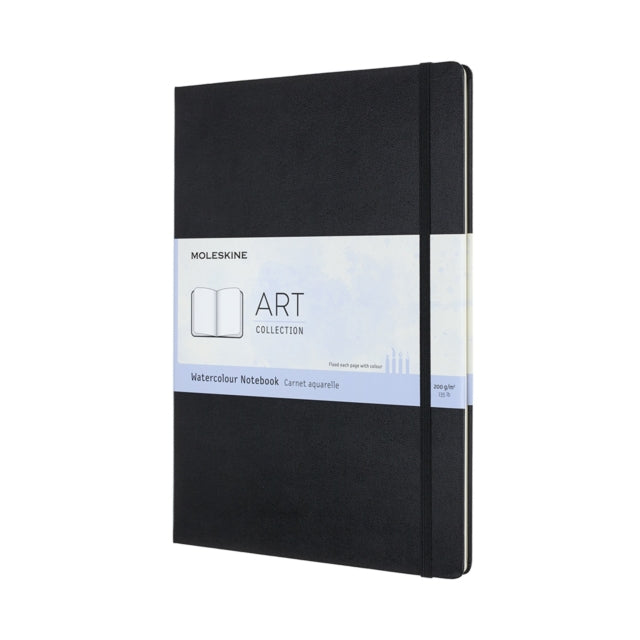 Moleskine Art A4 Watercolour Notebook: Black