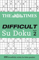 Book cover of: Times Difficult Su Doku Book 2. By: The Times Mind Games
