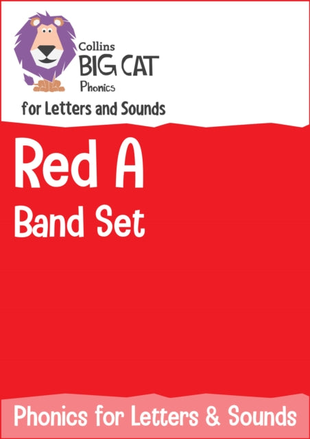 Book cover of: Phonics for Letters and Sounds Red A Band Set. By: Collins Big Cat