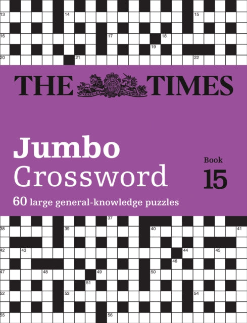 Book cover of: Times 2 Jumbo Crossword Book 15. By: The Times Mind Games