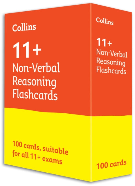 Book cover of: 11+ Non-Verbal Reasoning Flashcards. By: Letts Letts 11+
