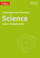 Book cover of: Lower Secondary Science Teacher’s Guide: Stage 7. By: Aidan Gill, Beverly Rickwood, Amanda Graham, Gemma Young, Mark Levesley, Chris Meunier, Sheila Tarpey, Nigel Saunders, Aidan Gill
