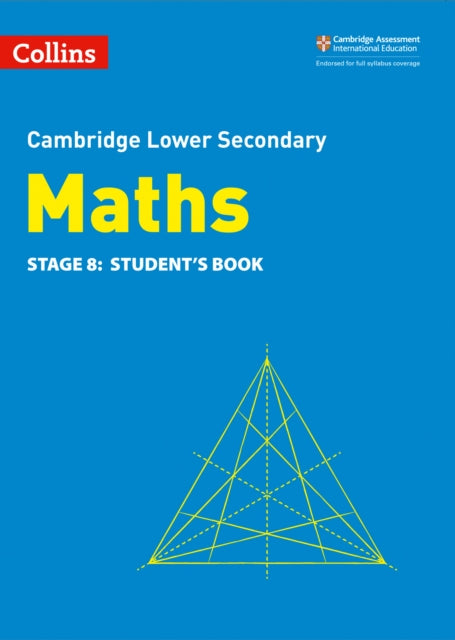 Lower Secondary Maths Student's Book: Stage 8 9780008378547 Belle Cottingham