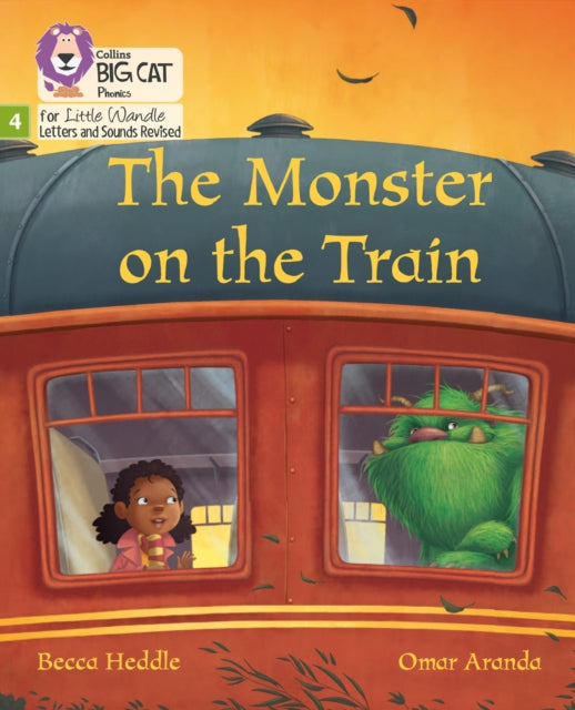 Book cover of: Monster on the Train. By: Becca Heddle