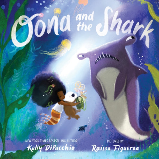 Book cover of: Oona and the Shark. By: Kelly DiPucchio