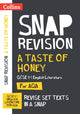 Book cover of: Taste of Honey AQA GCSE 9-1 English Literature Text Guide. By: Collins Collins GCSE