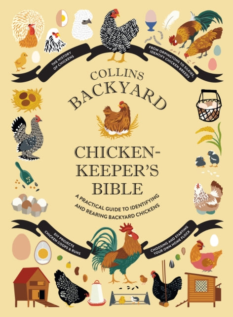 Book cover of: Collins Backyard Chicken-keeper’s Bible. By: Jessica Ford