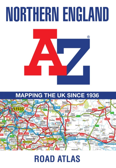 Book cover of: Northern England A-Z Road Atlas. By: A-Z maps