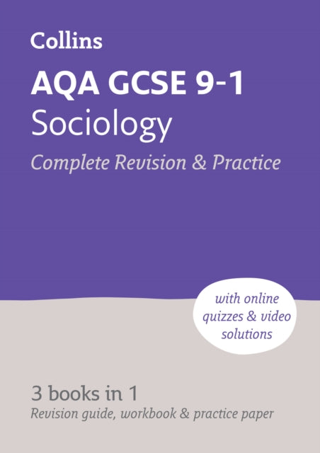 AQA GCSE 9-1 Sociology All-in-One Complete Revision and Practice, Ideal for the 2025 and 2026 Exams 9780008535025 Collins Collins GCSE