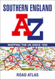 Book cover of: Southern England A-Z Road Atlas. By: A-Z Maps