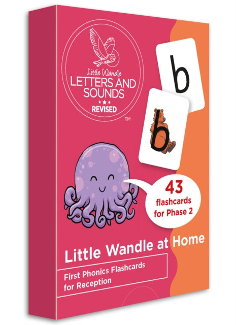 Book cover of: Little Wandle at Home First Phonics Flashcards for Reception