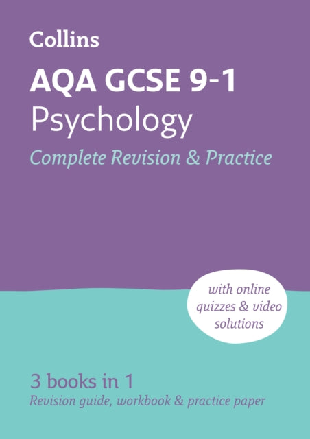Book cover of: AQA GCSE 9-1 Psychology Complete Revision and Practice. By: Collins GCSE