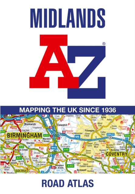 Book cover of: Midlands A-Z Road Atlas