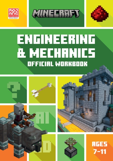 Book cover of: Minecraft STEM Engineering and Mechanics. By: Collins KS2