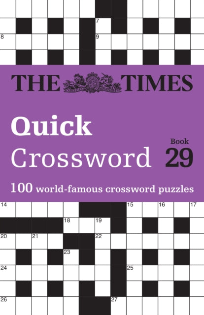 Times Quick Crossword Book 29, 100 General Knowledge Puzzles 9780008673178 The Times Mind Games