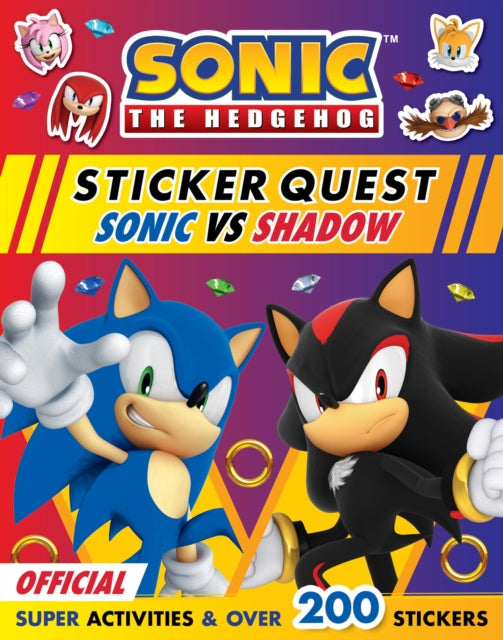 Sonic the Hedgehog Sticker Quest: Sonic vs Shadow 9780008680657 Sonic The Hedgehog