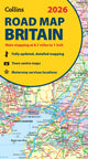 Book cover of: 2026 Collins Road Map of Britain